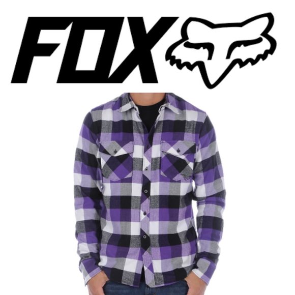 Fox Other - Fox Indecision Purple Flannel Shirt - Men's XL